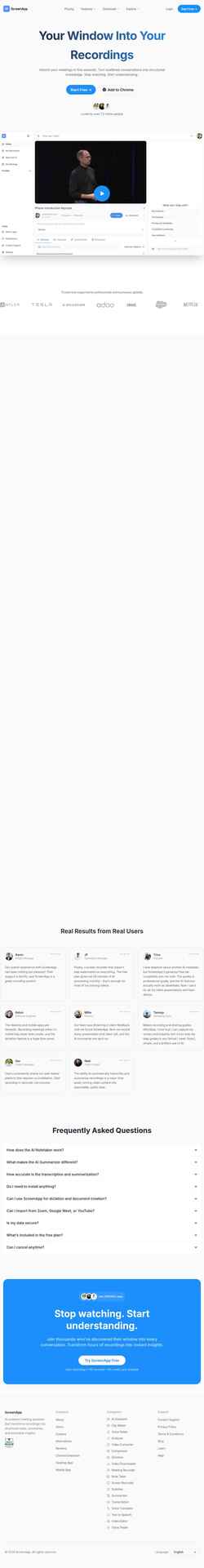 Снимак екрана screenapp.io