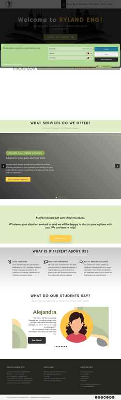 Captură de ecran rylandenglish.com