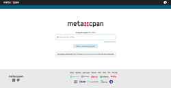 Screenshot metacpan.org