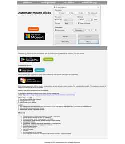 Captură de ecran opautoclicker.com