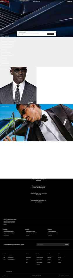 Képernyőkép suitsupply.com