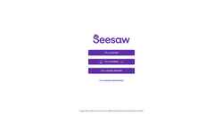 Captura de pantalla app.seesaw.me
