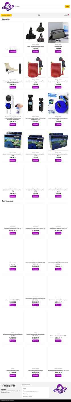 Снимак екрана mileniy.com
