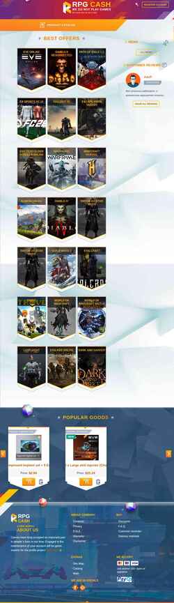 Screenshot rpgcash.net