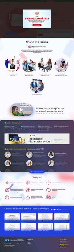 Posnetek zaslona spb-interglossa.ru