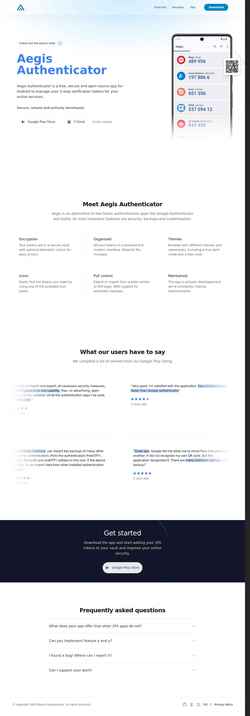 Skjermdump getaegis.app