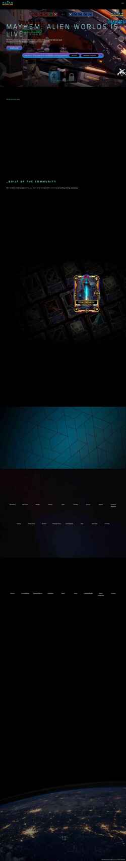 Screenshot alienworlds.io