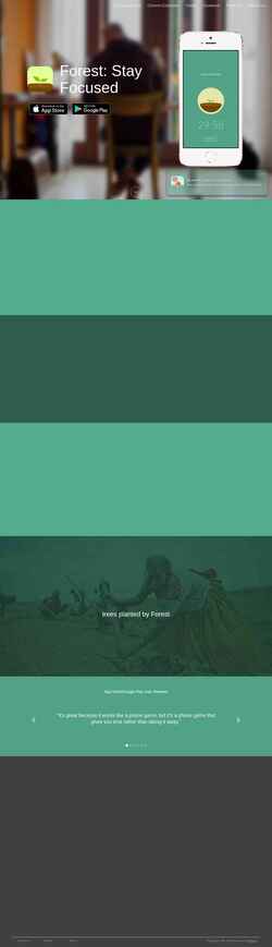 Snímek obrazovky forestapp.cc