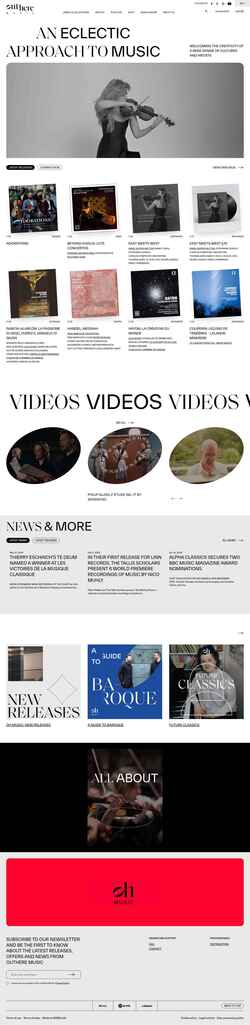 Captură de ecran outhere-music.com