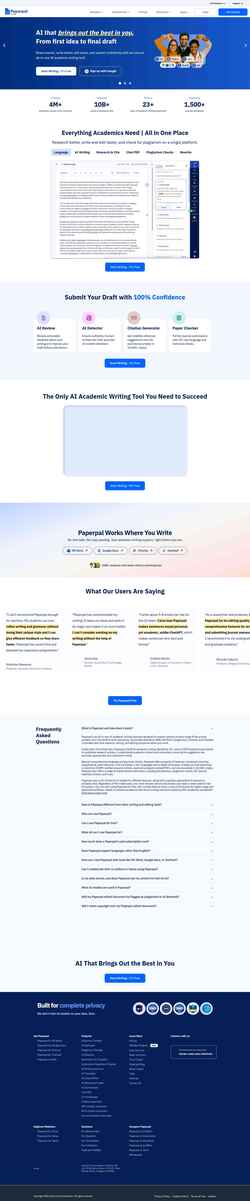 Zrzut ekranu paperpal.com