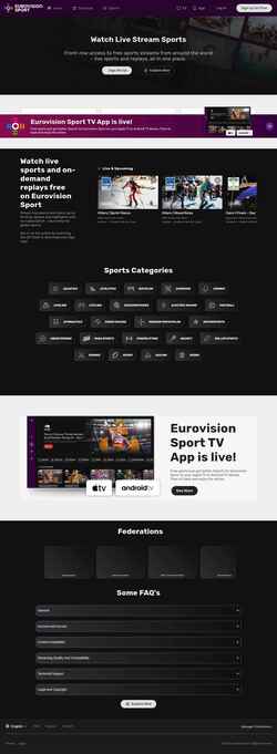 Captura de pantalla eurovisionsport.com