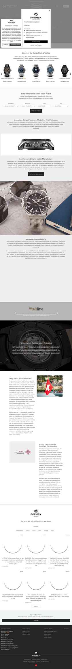 Schermata formexwatch.com
