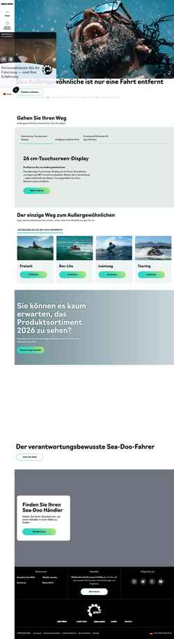 Captura de pantalla sea-doo.brp.com