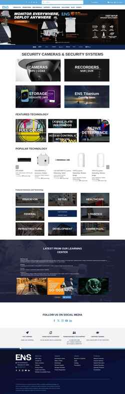 Posnetek zaslona enssecurity.com