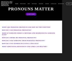 Captura de pantalla pronouns.org