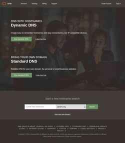 Skjermdump account.dyn.com