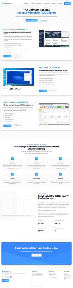 Snimka zaslona rds-tools.com