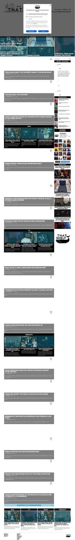 Captura de pantalla thatshelf.com