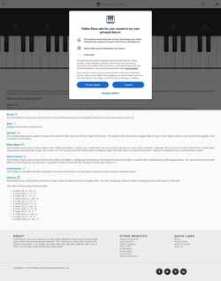 Screenshot onlinepiano1.com