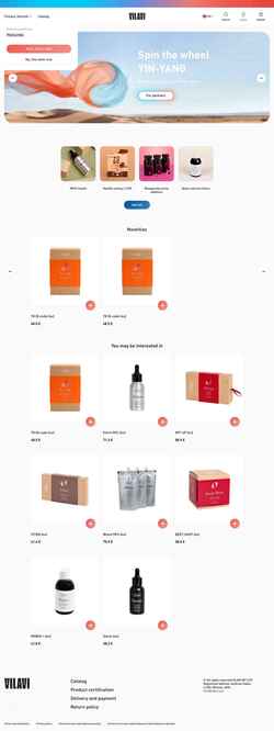 截屏 store.vilavi.com