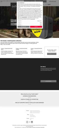 Screenshot us.teufelaudio.com
