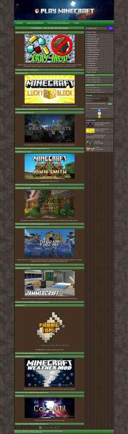 Снимак екрана play-minecraft.cc