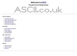 Schermafbeelding ascii.co.uk