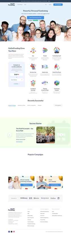 Snímek obrazovky gogetfunding.com