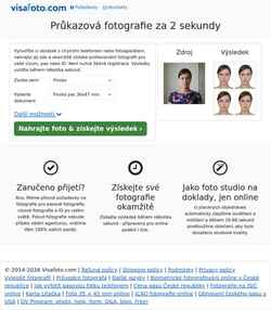Zrzut ekranu cs.visafoto.com
