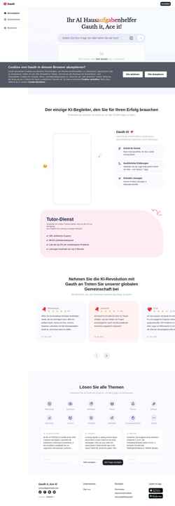 Screenshot de.gauthmath.com
