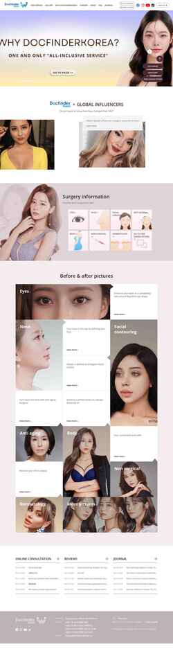 Screenshot docfinderkorea.com