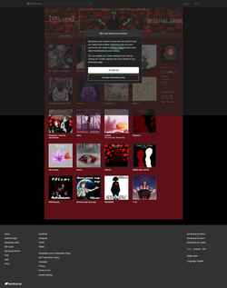 Captura de pantalla volumesoundbox.bandcamp.com