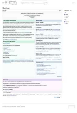 Schermafbeelding criminalnotebook.ca