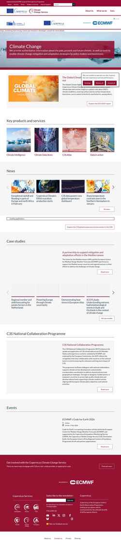 截屏 climate.copernicus.eu