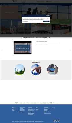 Screenshot corporate.minor-hotels.com