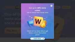 Snímek obrazovky wordswithfriends.com