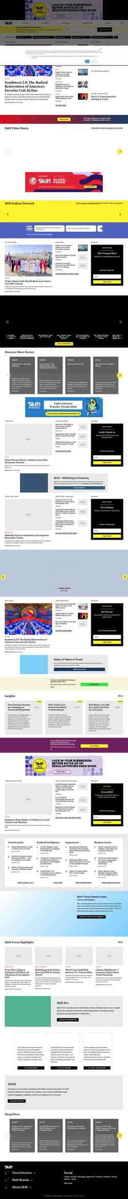 Zrzut ekranu skift.com