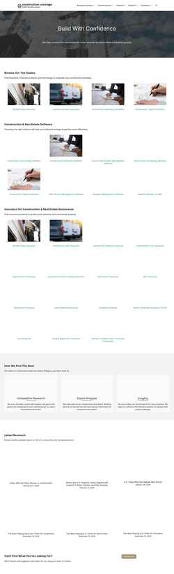 スクリーンショット constructioncoverage.com