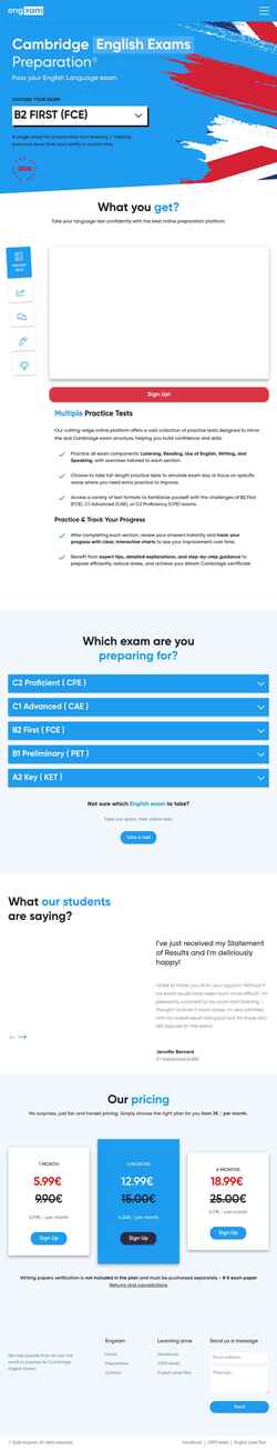 Στιγμιότυπο οθόνης engxam.com