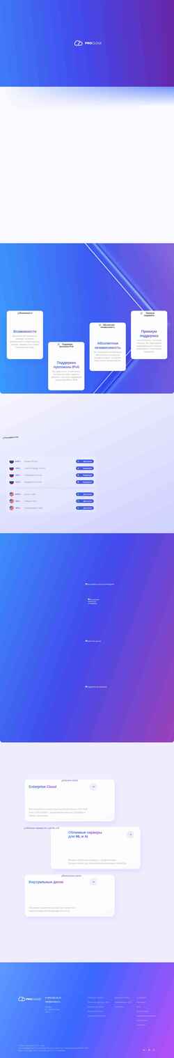 Screenshot procloud.ru