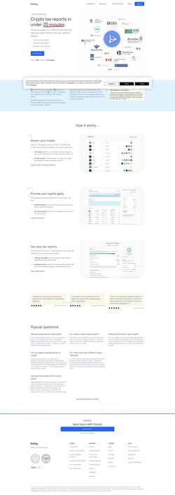 Ekraanipilt koinly.io