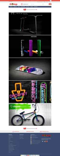 Screenshot proskateshop.ru