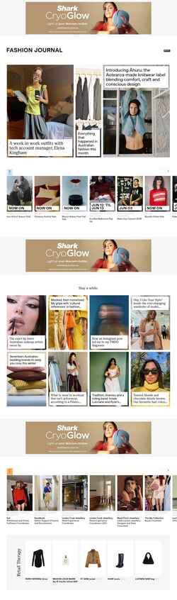 Captura de pantalla fashionjournal.com.au