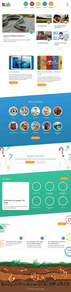 Снимак екрана kidsanswers.org