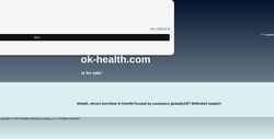 Snímek obrazovky ok-health.com