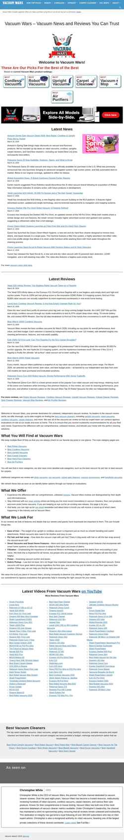 Στιγμιότυπο οθόνης vacuumwars.com