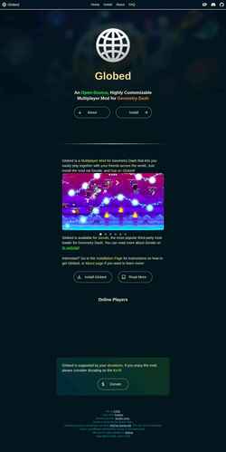 Screenshot globed.dev