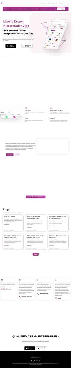 Screenshot dream-app.net