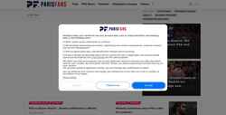 Screenshot en.parisfans.fr