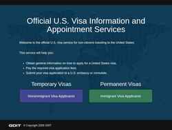 Captura de pantalla ais.usvisa-info.com